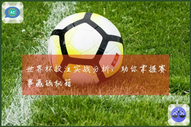 世界杯投注实战分析，助你掌握赛事赢钱秘籍