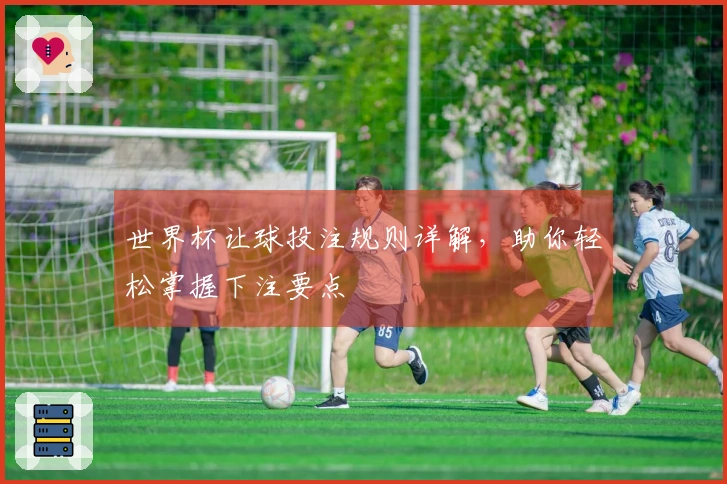 世界杯让球投注规则详解，助你轻松掌握下注要点